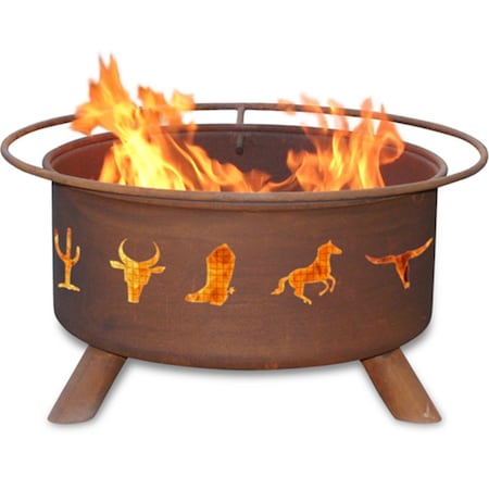 Patioplus Western Cowboy Fire Pit PA117258